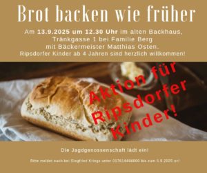 Brotbacken für Kinder